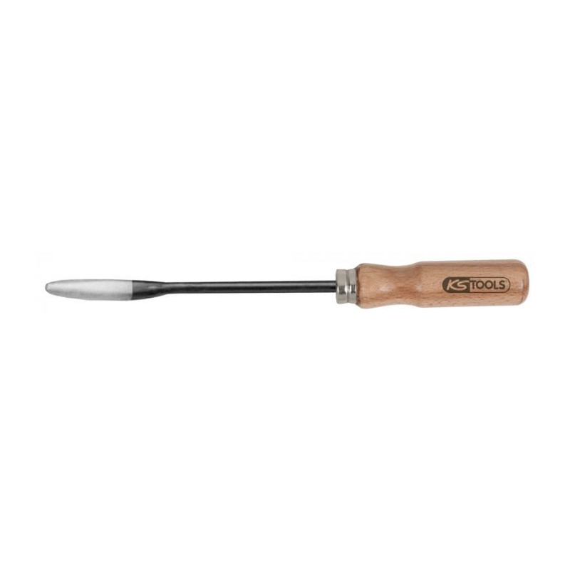 Grattoir "feuille de sauge" manche bois . lame  L.200 mm KSTOOLS 150.3241 | 150.3241