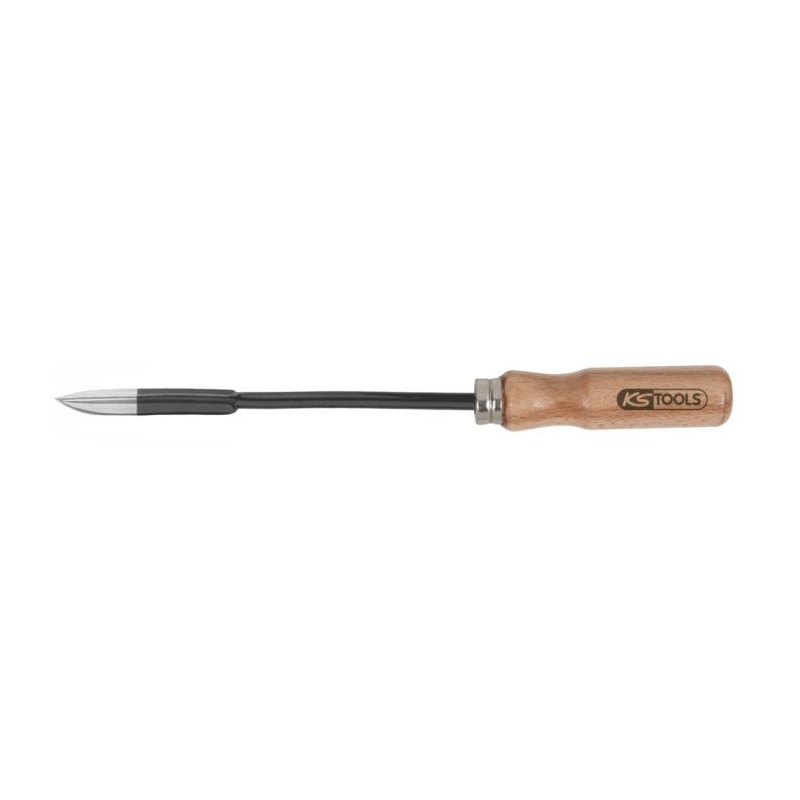 Grattoir triangulaire manche bois . lame  L.200 mm KSTOOLS 150.3251 | 150.3251