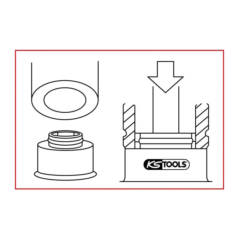 Coffret d'outils pour bagues d'étanchéité de soupapes . 16 pièces KSTOOLS 150.3510 | 150.3510 Coffret d'outils pour bagues d'étanchéité de soupapes . 16 pièces KSTOOLS 150.3510 | 150.3510