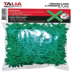 CROISILLONS 4MM (SAC DE 250) Taliaplast 401210