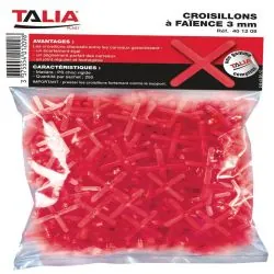 CROISILLONS 3MM (SAC DE 250) Taliaplast 401209