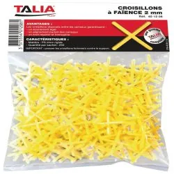 CROISILLONS 2MM (SAC DE 250) Taliaplast 401208