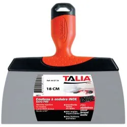 COUTEAU A ENDUIRE INOX 18CM MA Taliaplast 440734