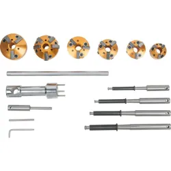Coffret de fraises pour rodage des sièges de soupape . 12 pièces KSTOOLS 150.3570 | 150.3570