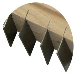 LAME CHEMIN FER SANS DENT 1 M Taliaplast 301404