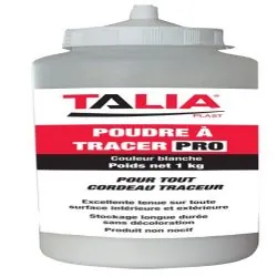POUDRE A TRACER BLANCHE 1000 G Taliaplast 400426