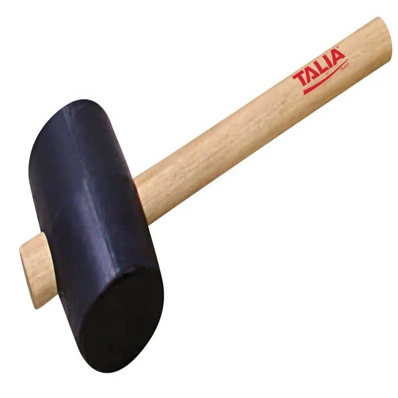 MAILLET TP NOIR D.125MM MANCHE Taliaplast 471303