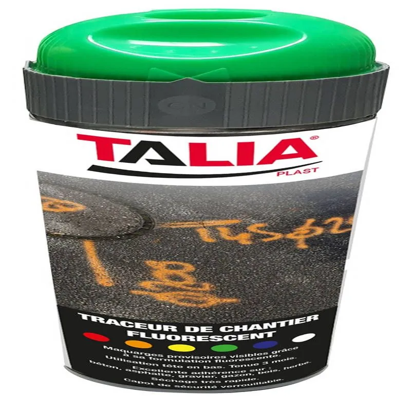 TRACEUR DE CHANTIER VERT FLUO Taliaplast 521003