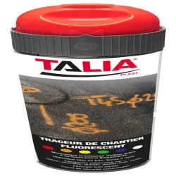 TRACEUR DE CHANTIER ROUGE FLUO Taliaplast 521006