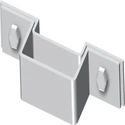 BRIDE FIXATION S/ POTEAU 80X40 Taliaplast 521905