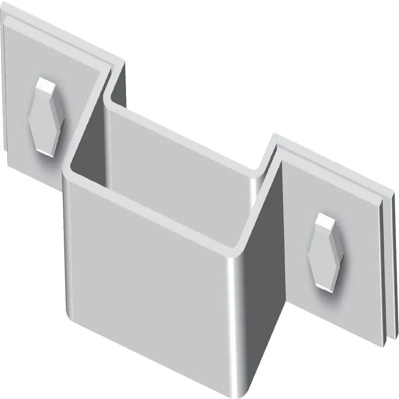 BRIDE FIXATION S/ POTEAU 80X40 Taliaplast 521905