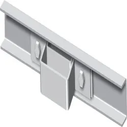 BRIDE FIXATION S/ POTEAU 80X40 Taliaplast 521906