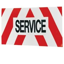 PANNEAU SERVICE 100X30 ADHESIF Taliaplast 520902