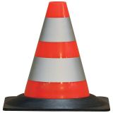 CONE PLASTIQUE FLUO 50CM RETRO Taliaplast 520801