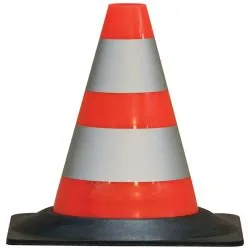 CONE PLASTIQUE FLUO 50CM RETRO Taliaplast 520801