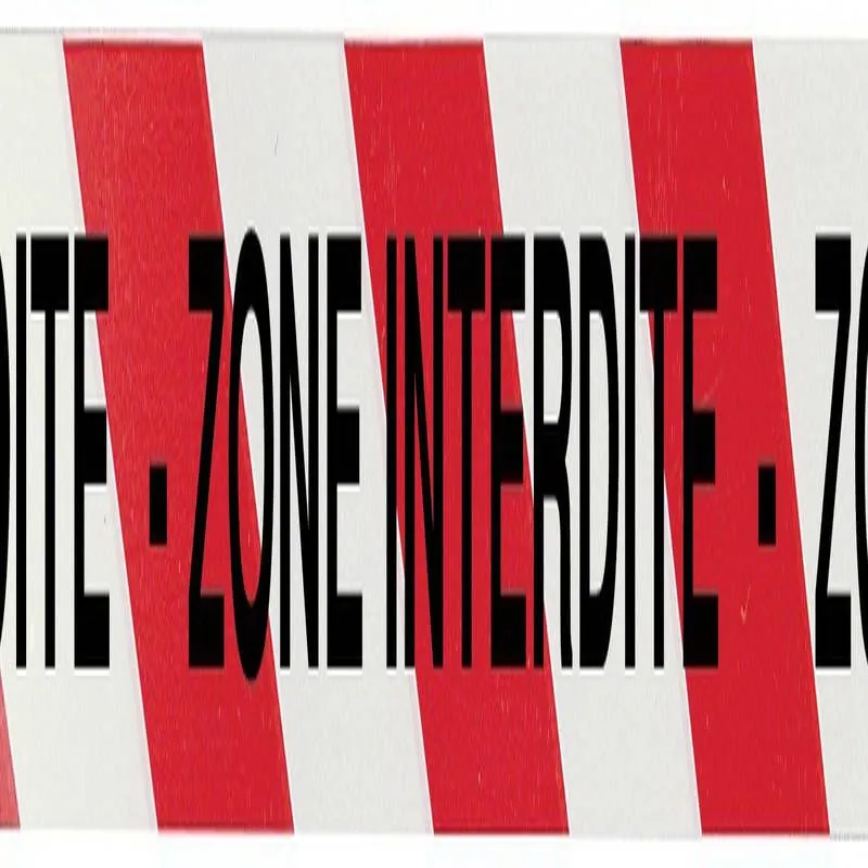 RUBAN "ZONE INTERDITE" 500M X Taliaplast 545905