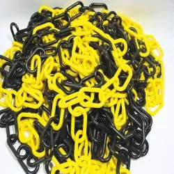 CHAINE PLASTIQ.JAUNE/NOIRE No8 Taliaplast 530111