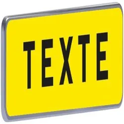 KM 700X200 T1 JAUNE TEXTE A SP Taliaplast 525300