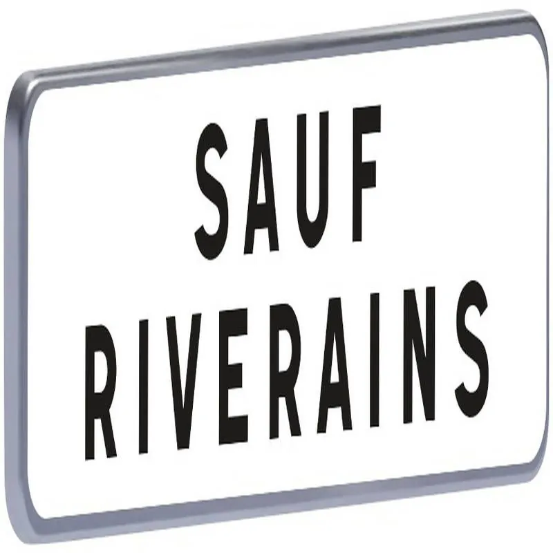 M9 700 T1 "SAUF RIVERAINS" BLA Taliaplast 525353