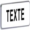 M9 700X200 T1 BLANC TEXTE A SP Taliaplast 525340