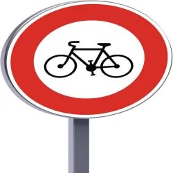 B9b 850 C1 INTERDIT AUX CYCLES Taliaplast 523715