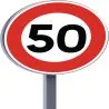 B14 450 C1 LIMITATION A 50KM/H Taliaplast 523504