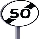 B33 650 C1 FIN LIMITAø 50KM/H Taliaplast 523630
