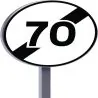 B33 450 C1 FIN LIMITAø 70KM/H Taliaplast 523520