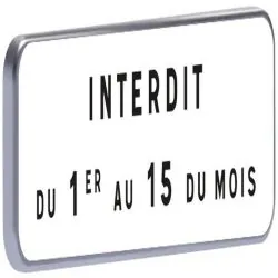 M6b1-500X150-Classe 1-Interdit Taliaplast 525528