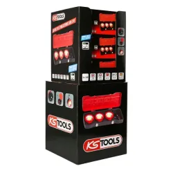Présentoir de 9 coffrets de 3 projecteurs LEDs 3W KSTOOLS 150.4314D | 150.4314D