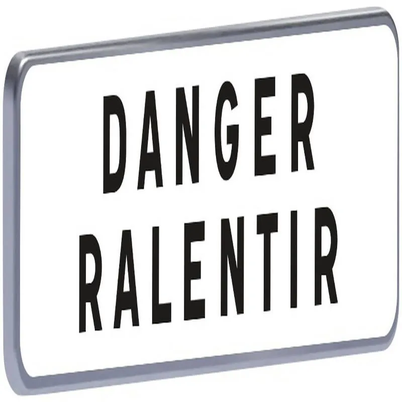 M9 700 C2 "DANGER RALENTIR" BL Taliaplast 525454