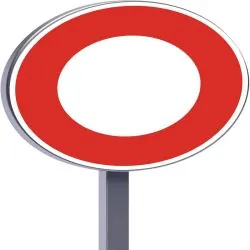 B0 850 C2 INTERDIT A TT VEHIC. Taliaplast 523760