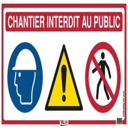 PANNEAU DE CHANTIER 4 EN 1 800 Taliaplast 620011