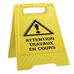 Panneau CHEVALET "TRAVAUX EN COURS" 30 Taliaplast 620058