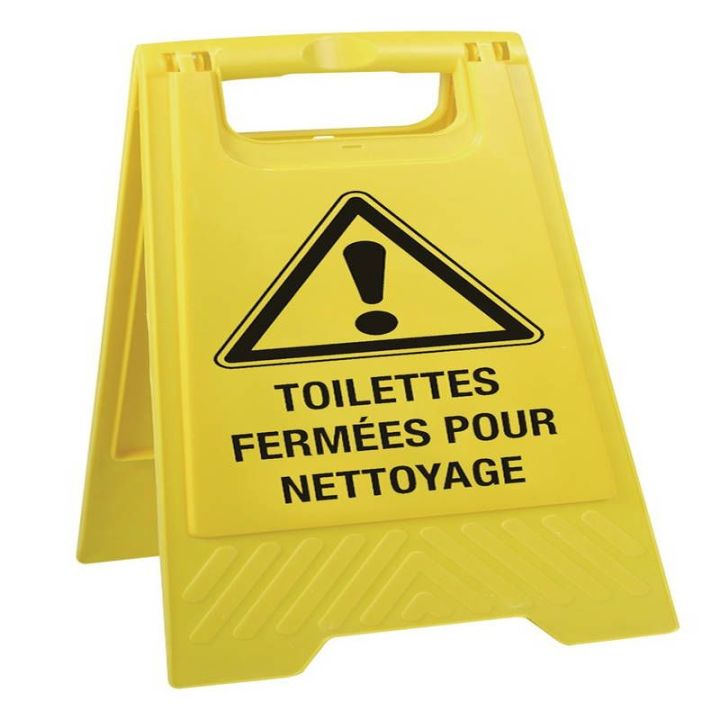 Panneau CHEVALET "TOILETTE FERMEE POUR Taliaplast 620057