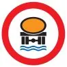 Panneau INTERDIT TRANSPORT PROD. POLLU Taliaplast 724286