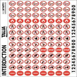 PLANCHE PICTO INTERDICTION FOR Taliaplast 728301