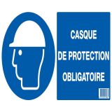 Panneau PROT.OBLIG..DE LA TETE 330X200 Taliaplast 621583