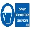 Panneau PROT.OBLIG..DE LA TETE 330X200 Taliaplast 621583
