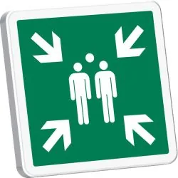 Panneau POINT DE RASSEMBLEMENT 700X700 Taliaplast 527521
