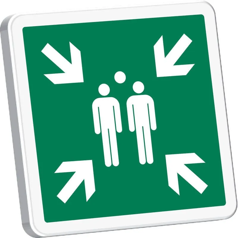 Panneau POINT DE RASSEMBLEMENT 700X700 Taliaplast 527521
