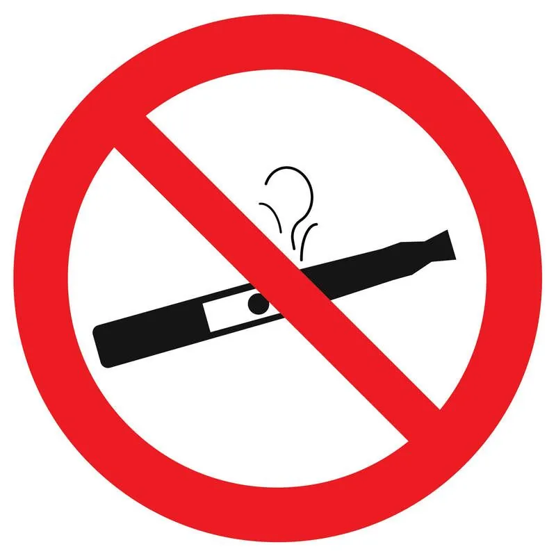Panneau VAPOTAGE INTERDIT NORMASIGN D. Taliaplast 622309
