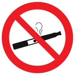 Panneau VAPOTAGE INTERDIT NORMASIGN AD Taliaplast 724309