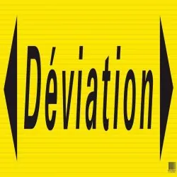 PANNEAU "DEVIATION" 800X200 MM Taliaplast 620081
