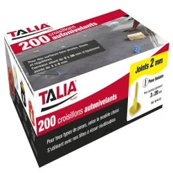 CROISILLONS AUTO-NIVELANTS 2MM Taliaplast 404233