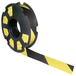 RUBAPLAST JAUNE NOIR 500MX50MM Taliaplast 540511