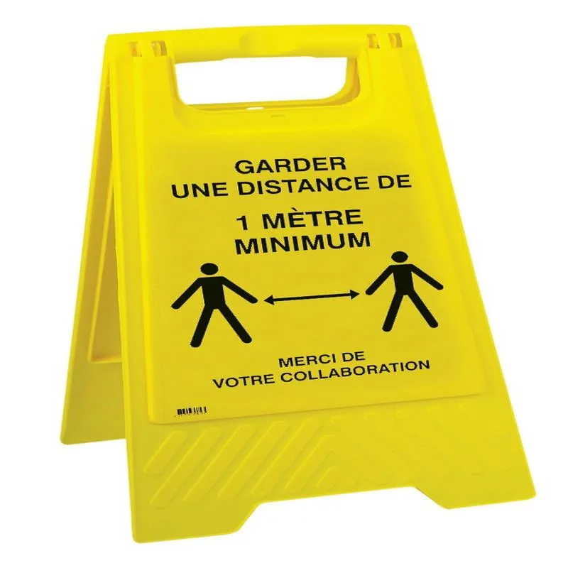 Panneau CHEVALET "RESPECTER CONSIGNES" Taliaplast 620059
