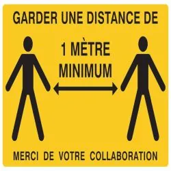 GARDER DISTANCE MINI 1M JAUNE Taliaplast 721902