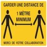 GARDER DISTANCE MINI 1M JAUNE Taliaplast 721902