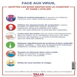 LES BONS GESTES DE LA PROTECT. Taliaplast 721904